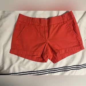 J. Crew Chino Coral Shorts. Size 2.